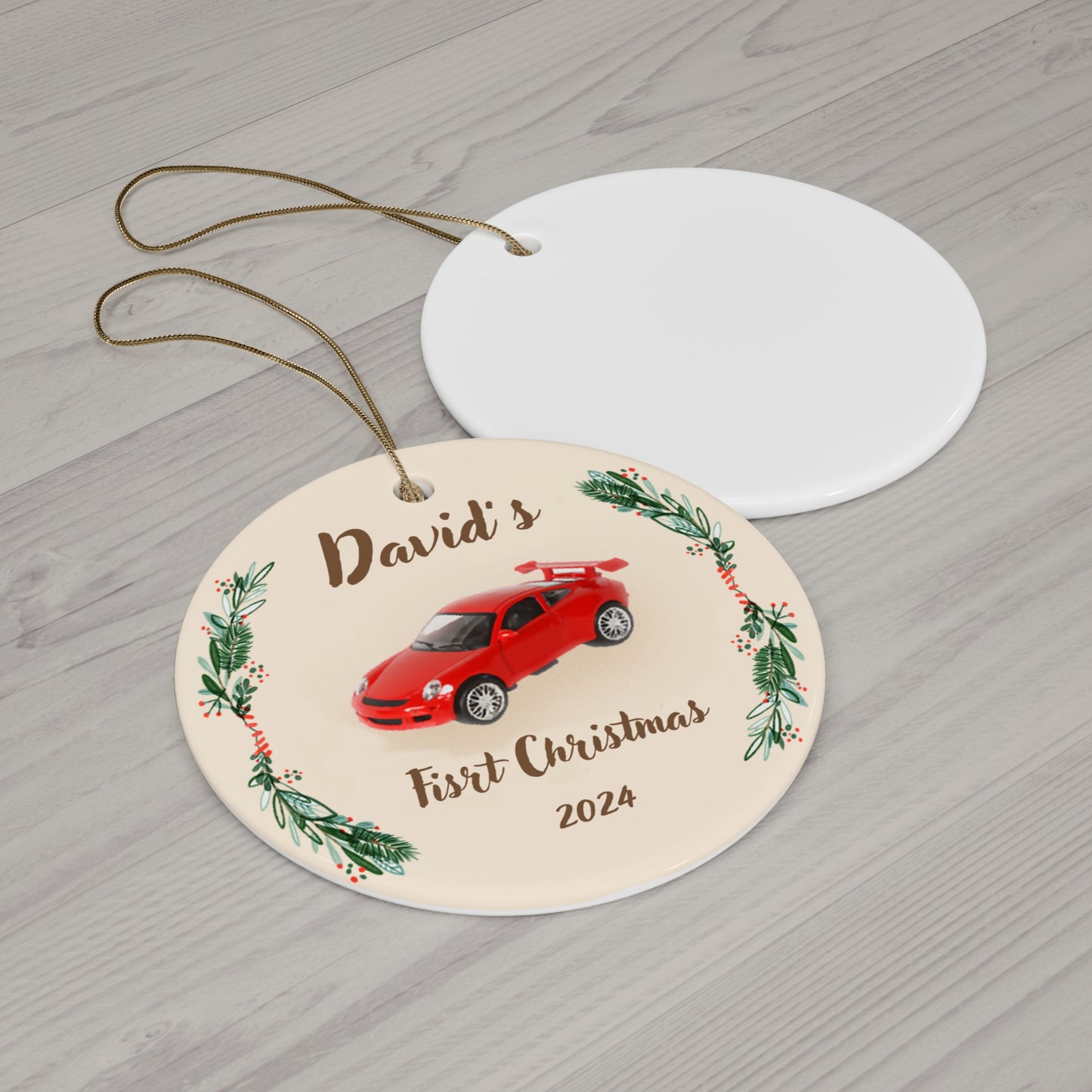 Personalized First Baby Boy Christmas Ornament – Celebrate His First Holiday